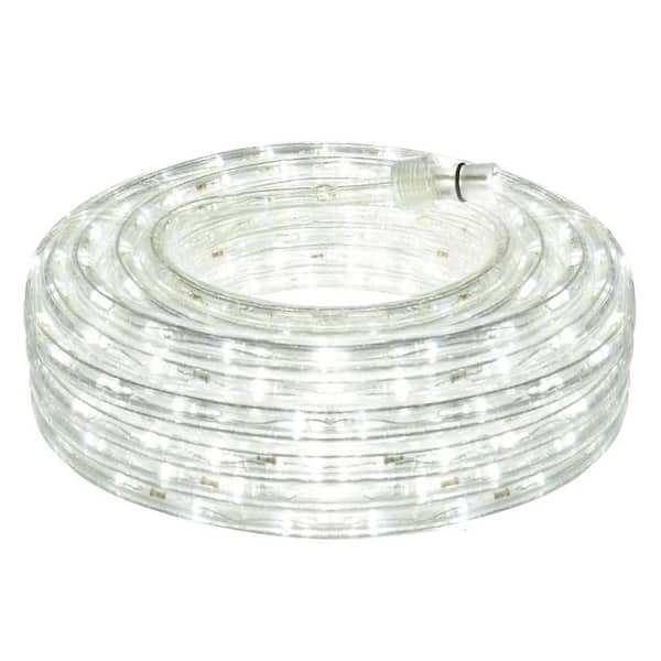 50ft. Outdoor DayLight White Plug-in integrated LED Rope Light 1-Pack