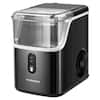 VIVOHOME 8. 7 in. 33 lbs. Countertop Nugget/Pebble Ice Maker with Self-Cleaning in Black VH1577-BK