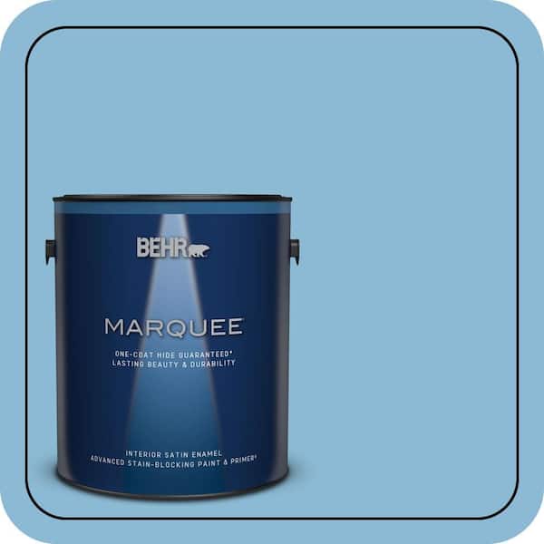BEHR MARQUEE 1 gal. #MQ5-55 Simply Posh One-Coat Hide Satin Enamel Interior Paint & Primer
