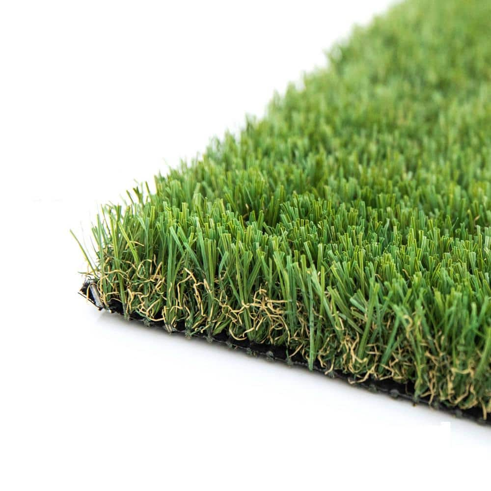 COLOURTREE CORGI 40 Artificial Grass Synthetic Lawn Turf Sample Sold by 1  ft. x 1 ft. TGA40-sample - The Home Depot