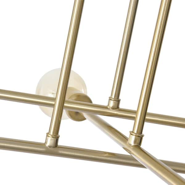 RRTYO Highlandville 23.62 in. 6-Light Brass Sputnik Semi Flush Mount  YL002947BR - The Home Depot