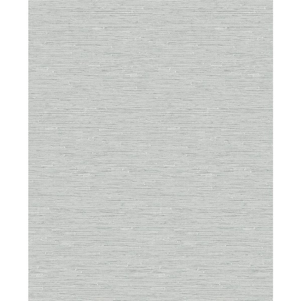Fine Decor Miya Grey Faux Grasscloth Textured Non-Pasted Paper Wallpaper Sample