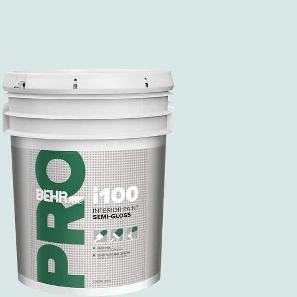 5 gal. #500E-2 Aqua Breeze Semi-Gloss Interior Paint