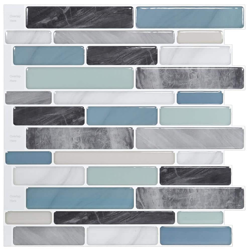 Aspect Subway Matted 12 in. x 4 in. Brushed Stainless Metal Decorative Tile  Backsplash (1 sq. ft.) A9550 - The Home Depot