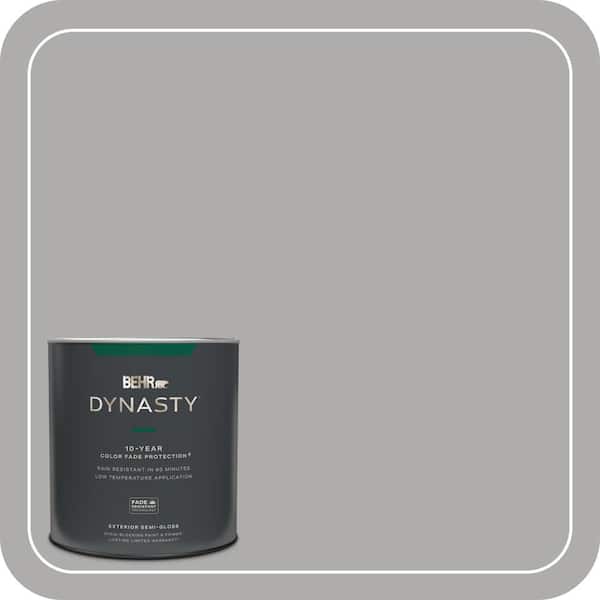 BEHR DYNASTY 1 qt. Home Decorators Collection #HDC-NT-27A Soft Pebble Semi-Gloss Enamel Exterior Stain-Blocking Paint & Primer