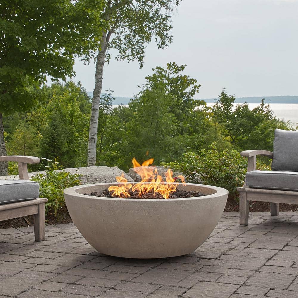 Eldora 48" Fog Concrete Fire Bowl