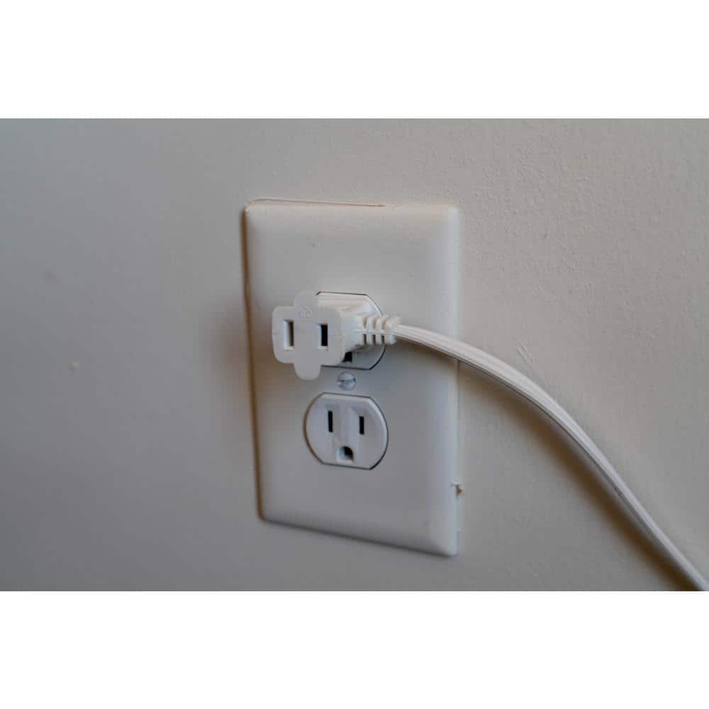 Woods Easy Switch 15 ft. White Indoor Extension Cord with Remote