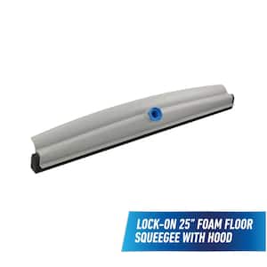 Lock-On 25 in. Hooded Foam Floor Squeegee