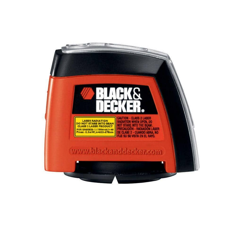 BLACK & DECKER Red 20-ft Self-Leveling Indoor Line Generator Laser Level  with Line Beam in the Laser Levels department at