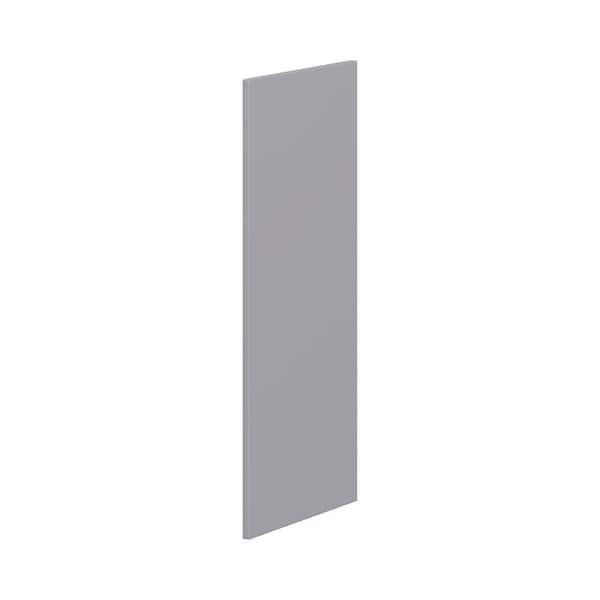 Roseland 14 in. W x 37.5 in. H Wall Cabinet End Panel in Slate Gray