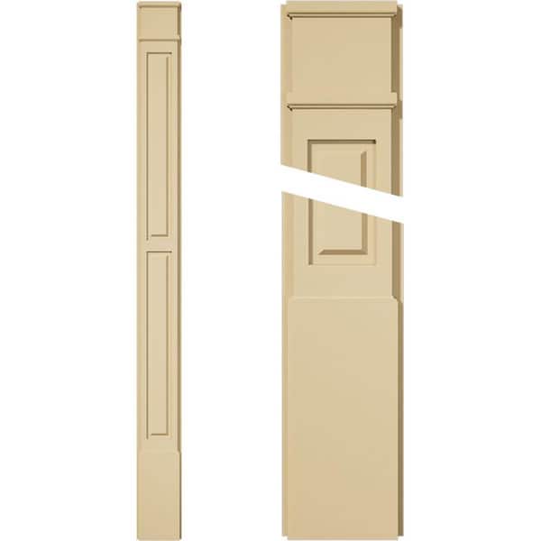 Ekena Millwork 2 in. D x 8 in. W x 96 in. L Primed Polyurethane Pilaster 1- Pack