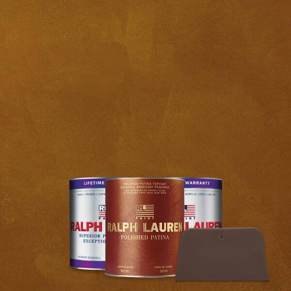 Ralph Lauren 1 qt. Siena Stone Copper Polished Patina Interior Specialty Paint Kit