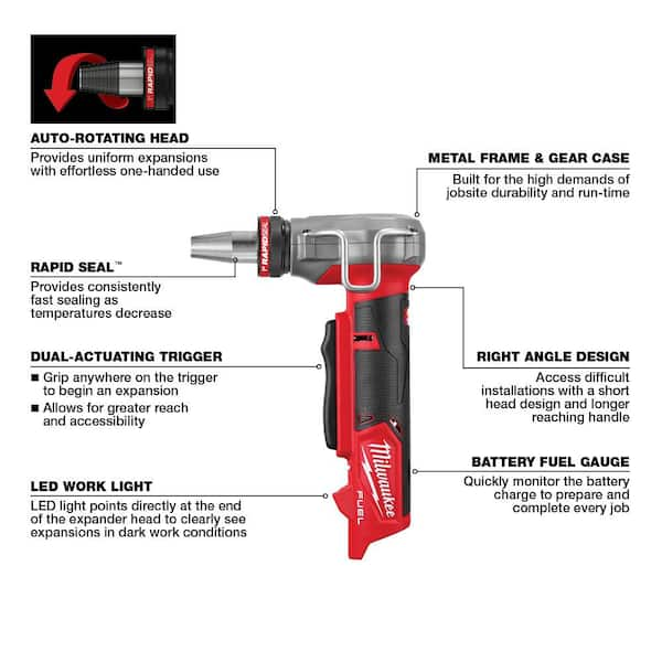 Milwaukee pex discount tool home depot