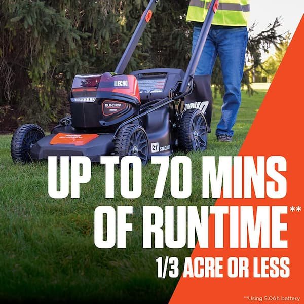 56V 21 in. Cordless Battery Walk Behind Self-Propelled Lawn Mower with 5.0Ah Battery and Charger