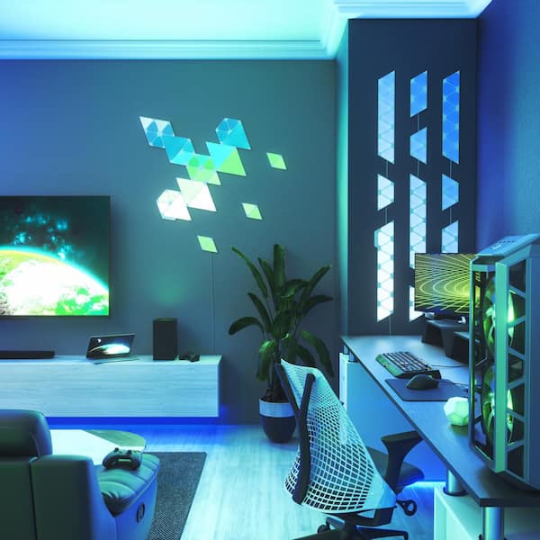 Nanoleaf Shapes-Mini Triangles Expansion Pack NL48-1001TW-10PK