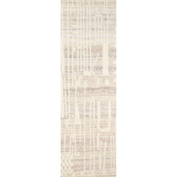 BASHIAN Jasiah Camel 3 ft. x 8 ft. Geometric Transitional Area Rug Runner