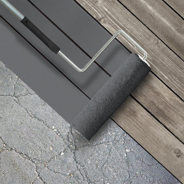 5 gal. #PPF-49 Platinum Gray Low-Lustre Enamel Interior/Exterior Porch and Patio Floor Paint