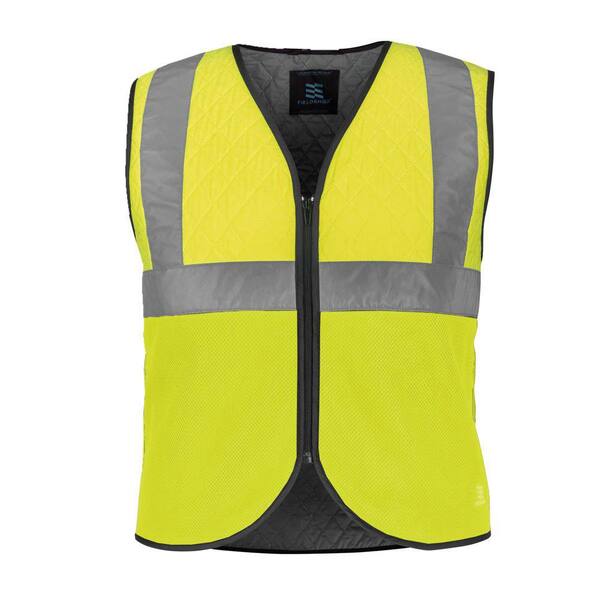 G & F Products 7-Pockets Class 2-High Visibility Zipper Front Safety Vest  W/ Reflective Strips in Yellow Meets ANSI/ISEA Standards (M) 51112M - The  Home Depot