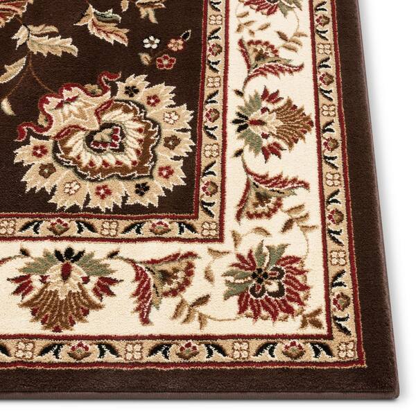 Traditional Oriental Area Rug Velvet Floral Carpet Runner Floor Mat Non-slip 