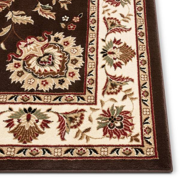 Well Woven Timeless Abbasi Traditional Persian Oriental Brown Area Rug 10'11 x 15 Well Woven Timeless Abbasi Traditional Persian Oriental Brown Area Rug 10'11 x 15