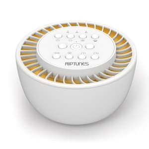 SM136 White Noise Sound Machine w/36 Sounds, Rechargeable Battery, RGB Night Lights, & Built-In Memory