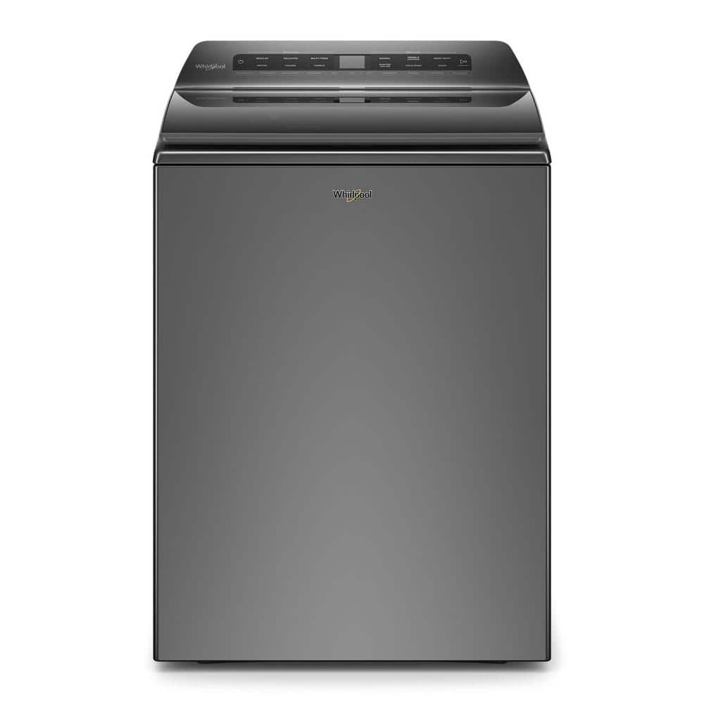 Whirlpool 4.8 cu. ft. Top Load Washer with Impeller, Adaptive Wash Technology and Quick Wash Cycle in Chrome Shadow