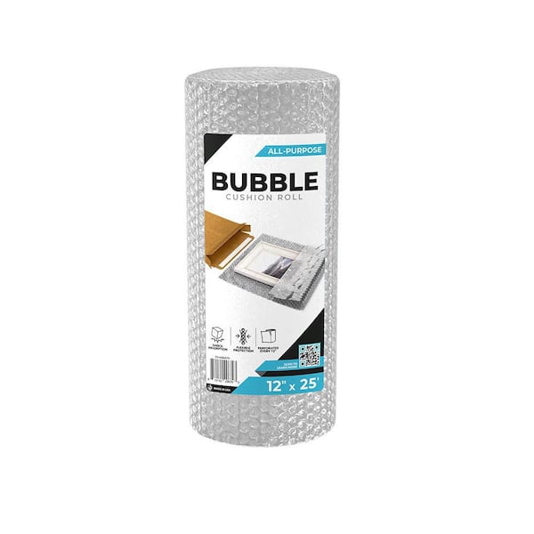 12 in. x 25 ft. Clear Bubble Cushion