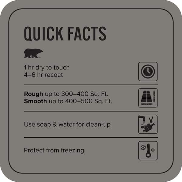 1 gal. #PPU24-21 Greyhound Self-Priming 1-Part Epoxy Satin Interior/Exterior Concrete and Garage Floor Paint