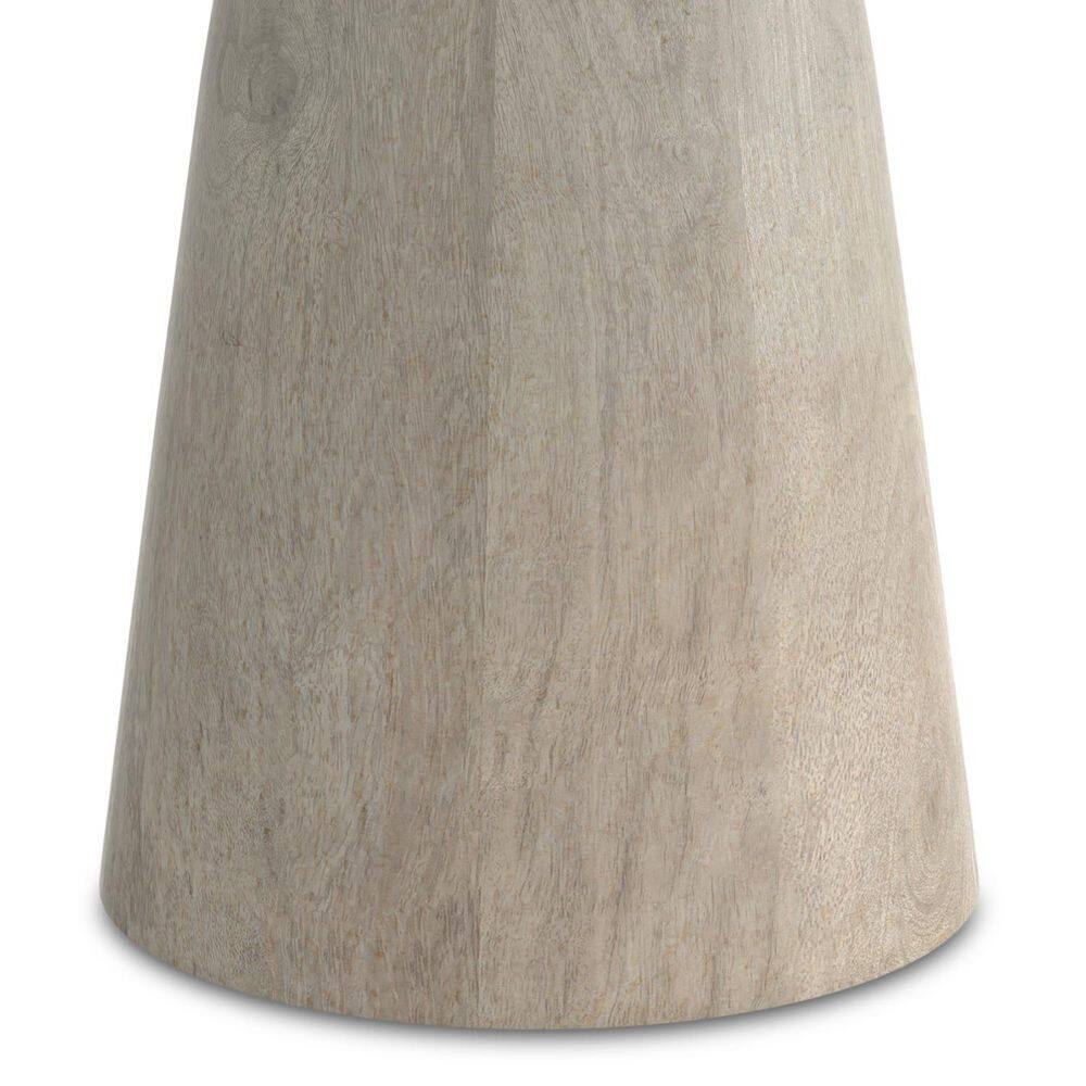 Finchley White Wash Solid Mango Wood Round Side Table