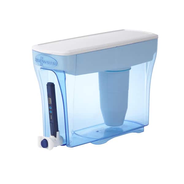 Zero Water ZeroWater 30-Cup Ready-Pour- Water Pitcher Filter in Blue with Filtration System