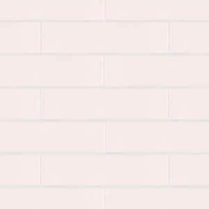 Chalk Rosa 3 in. x 11-3/4 in. Ceramic Wall Tile (6.25 sq. ft./Case)