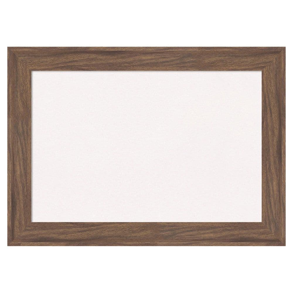 Pia Medium Brown Narrow 21 in. x 15 in. Poly Framed White Cork Memo Board price history on PriceWatchPro