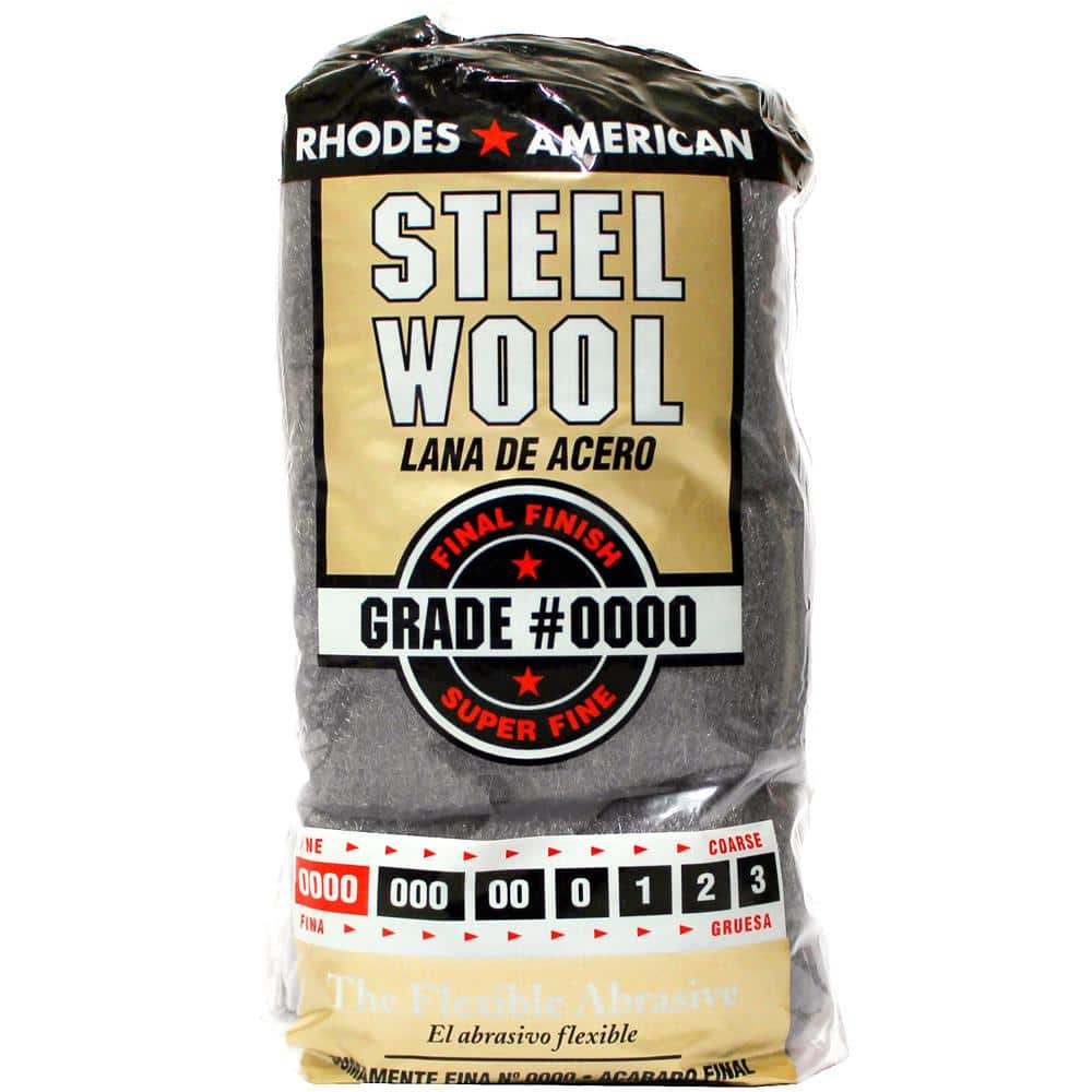 #4 Grit 16 Pads per Pack Extra Coarse Homax 106607 Steel Wool Pad Gray 