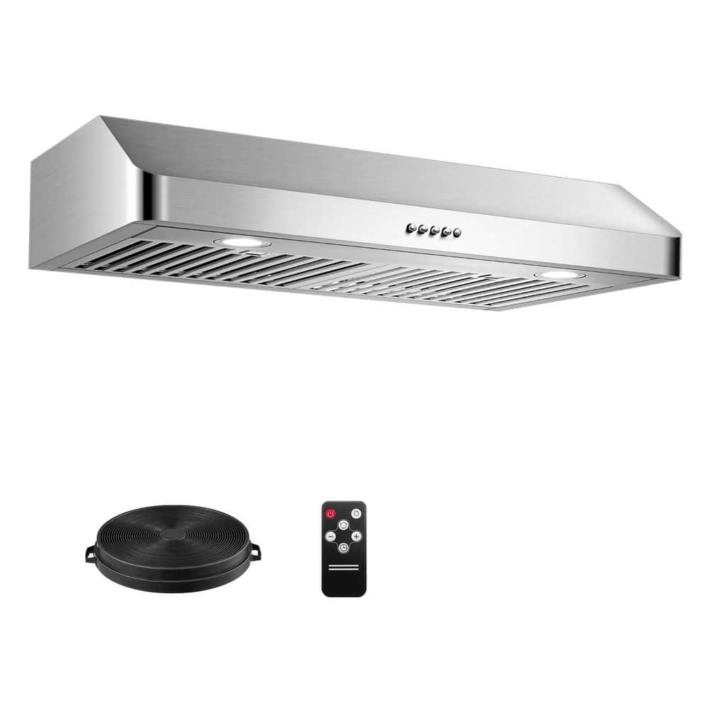 30 in. 700 CFM Ducted Under Cabinet Range Hood in Stainless Steel with 3-Way Venting Compatibility price history on PriceWatchPro