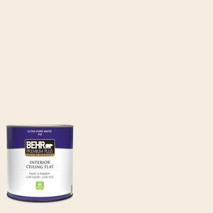 1 qt. #760C-1 Toasted Marshmallow Ceiling Flat Interior Paint