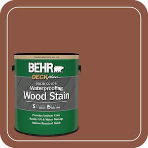 BEHR DECKplus 1 gal. #M140-7 Dark Crimson Solid Color