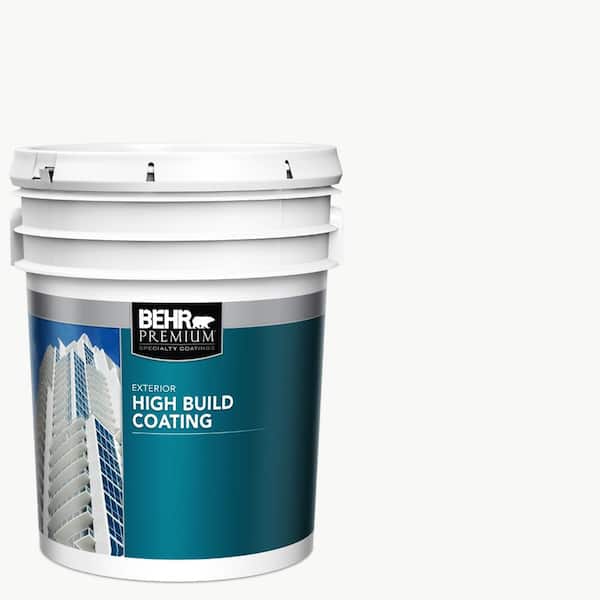 BEHR PREMIUM 5 gal. White High Build Exterior Paint