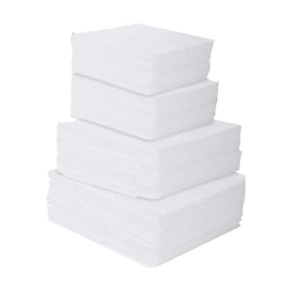 200 Pack Cushion Foam Pouches Packing Supplies for Moving and Storage with 120 Fragile Stickers for Protection