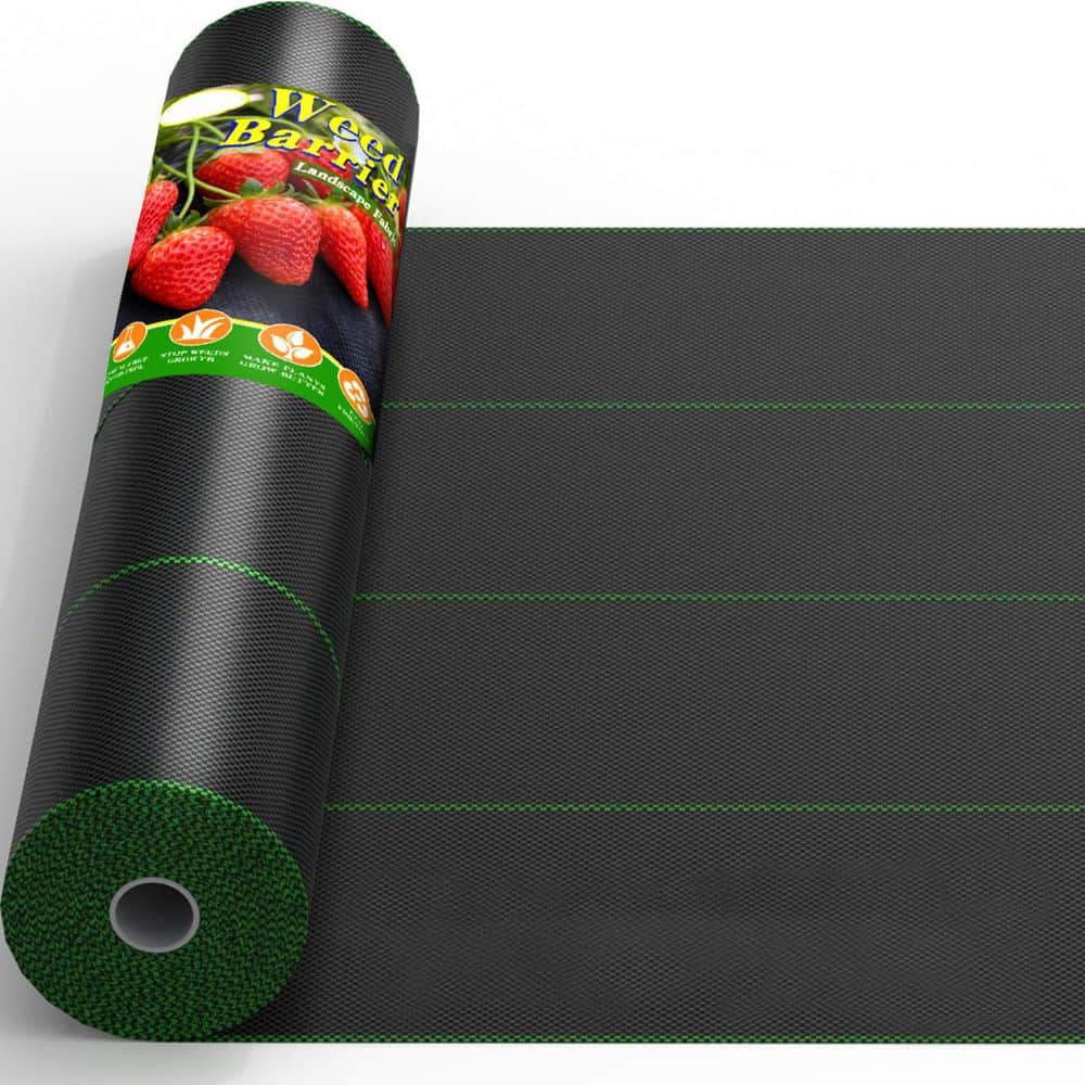 4 ft. x 300 ft. Weed Barrier Fabric Roll, Heavy Duty Woven Ground Cover for Garden Landscaping, Easy to Install price history on PriceWatchPro