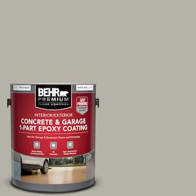 1 gal. #PFC-67 Mossy Gray Self-Priming 1-Part Epoxy Satin Interior/Exterior Concrete and Garage Floor Paint
