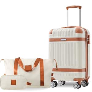 LIVACA 3-Piece Copper Hardshell Spinner TSA Lock Lightweight ABS