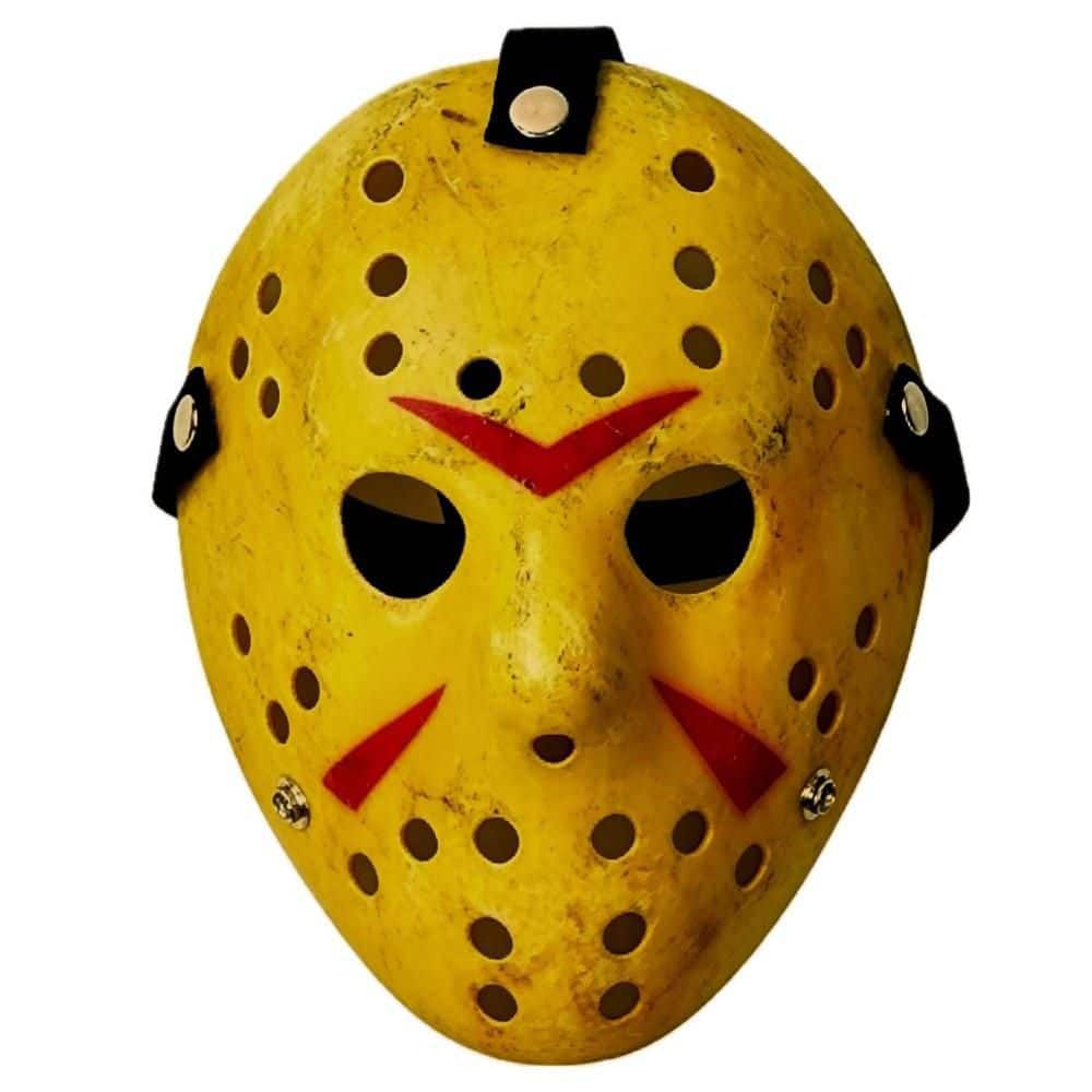 Classic Horror Series, Adult One Size Hockey Style Costume Mask, Adjustable Strap Halloween Cosplay Prop, Yellow price history on PriceWatchPro