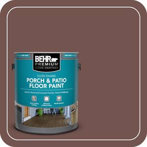 1 gal. Home Decorators Collection #HDC-CL-12 Terrace Brown Gloss Enamel Interior/Exterior Porch and Patio Floor Paint
