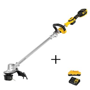 20V Cordless Brushless String Trimmer with 20V MAX Compact Lithium-Ion 4Ah Battery Pack and 12V to 20V MAX Charger