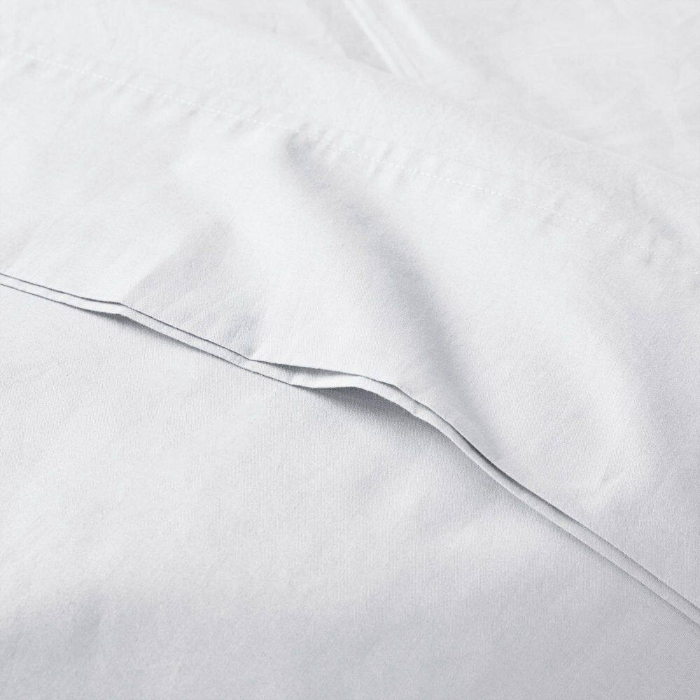 Luxurious Full/Double White Cotton Percale Sheet Set