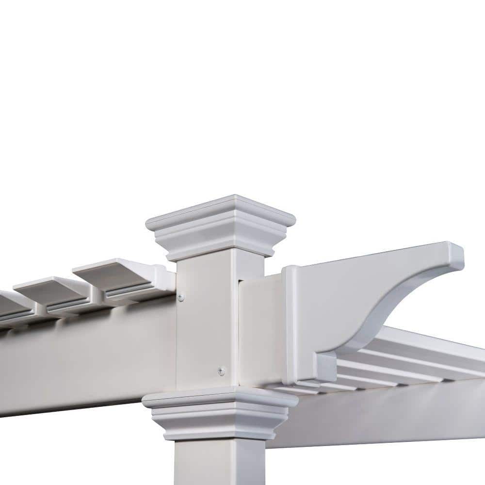 89in White Vinyl Outdoor Shower Enclosure Kit with Door