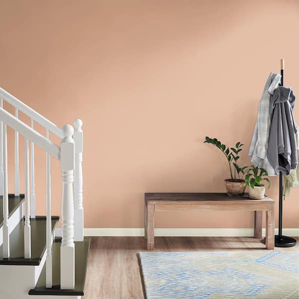 BEHR PREMIUM PLUS 1 gal. #MQ3-39 Sweet Pastel Flat Low Odor Interior Paint  & Primer 105001 - The Home Depot