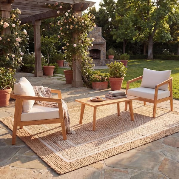 Waterproof - Wood - Outdoor Lounge Furniture - The Home Depot