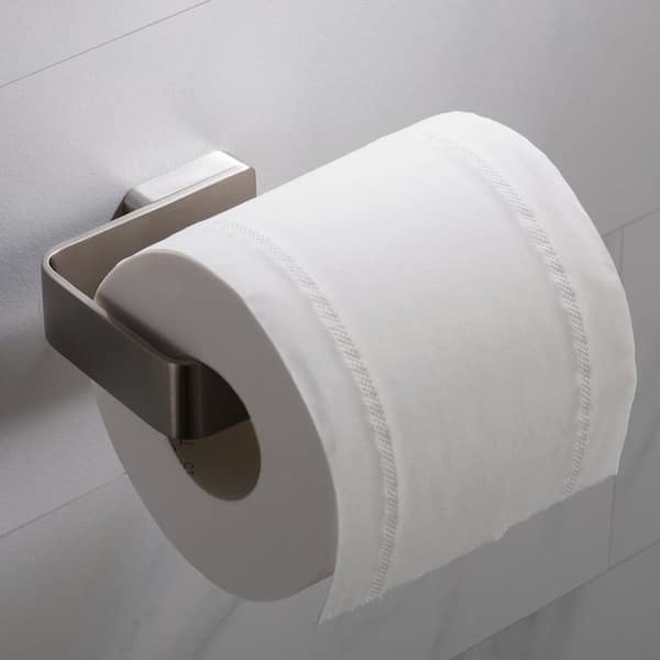 KRAUS Stelios Bathroom Toilet Paper Holder in Brushed Nickel