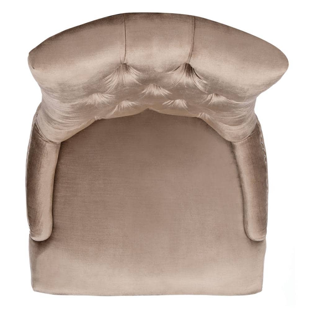 Antique Sage Velvet Upholstered Parsons Side Chair Set